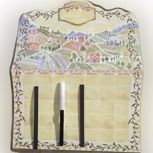 🍄New Romantic Garden Fridge Magnetic Monthly Calendar Planner Vertical Organizer